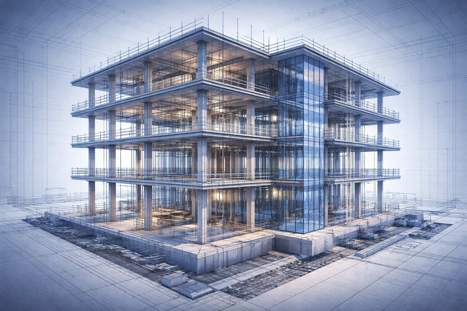 BIM construction background
